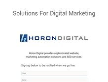 Tablet Screenshot of horon.com